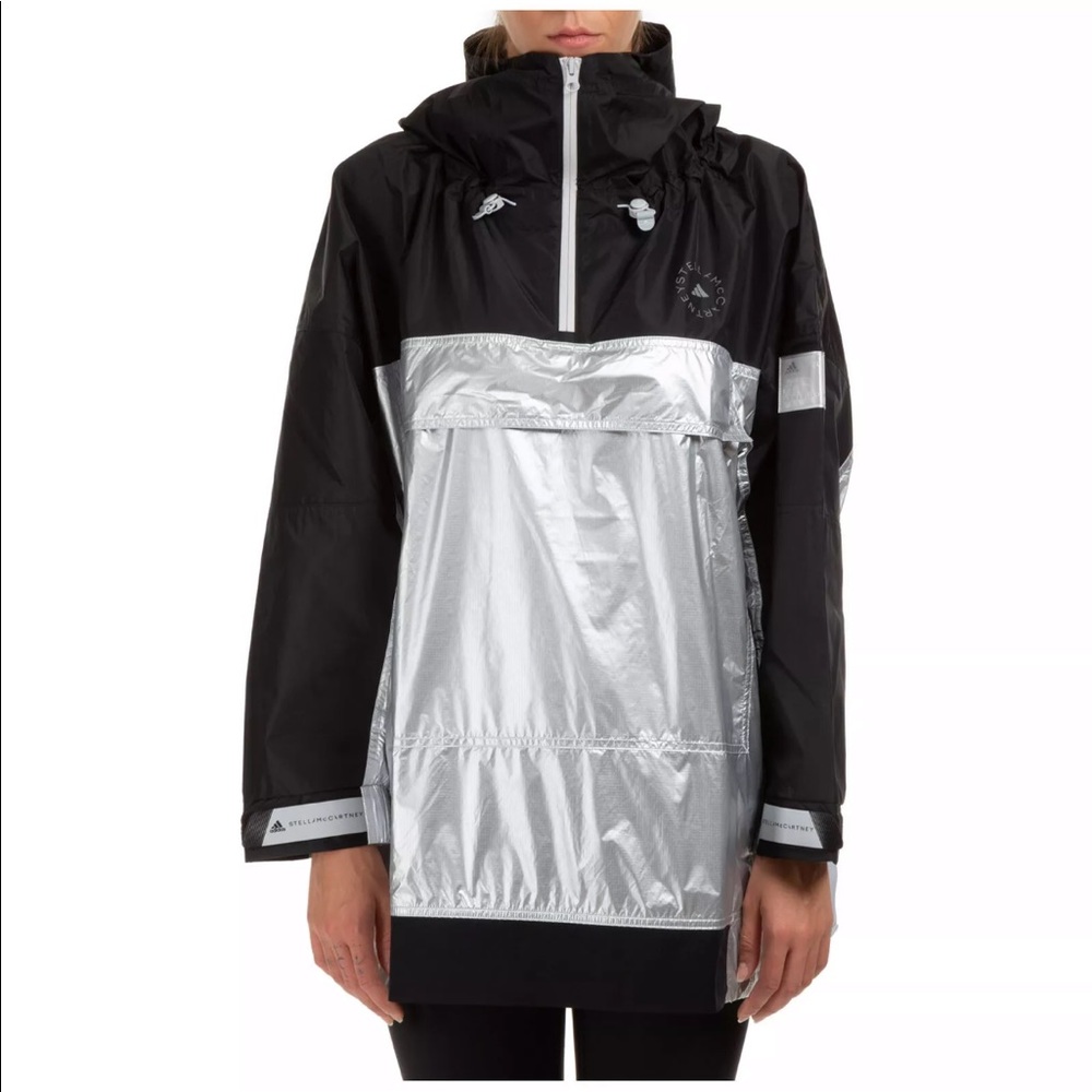 Adidas by Stella McCartney silver pull on jacket